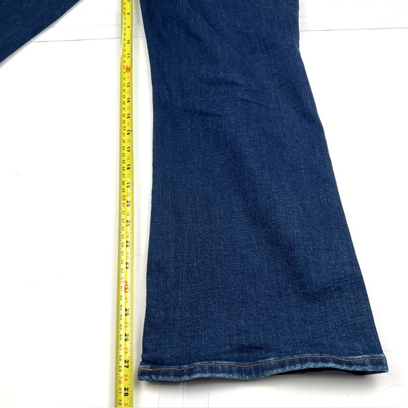 Madewell Mid Rise Kick Out Ankle Jeans Women’s sz 32 Medium Blue Stretch Casual - Picture 10 of 16